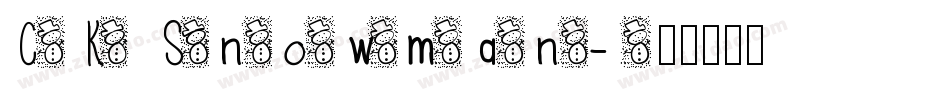 CK Snowman字体转换